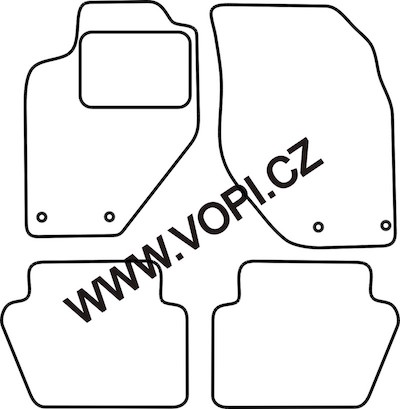 Autokoberce Volvo 850 1991 - 1996 Colorfit Fun (5003)